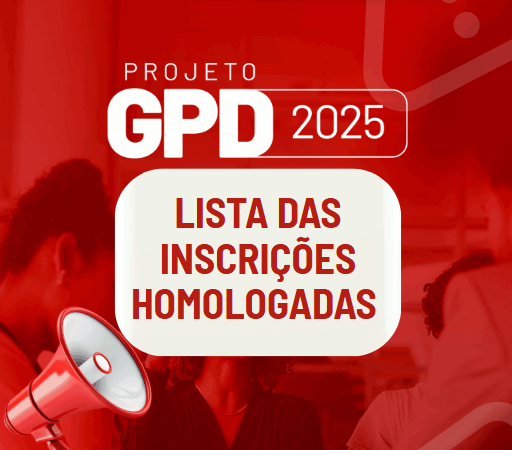 Lista de inscrições aprovadas GPD